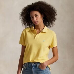NEW Ralph Lauren Yellow Short Sleeve Polo